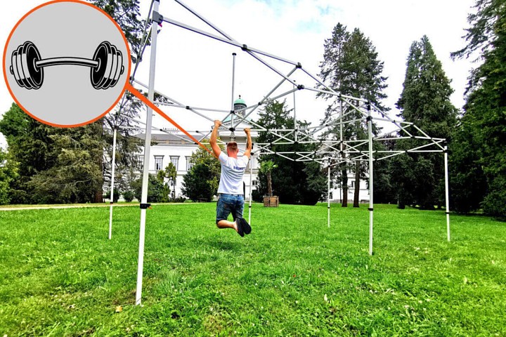 Cort publicitar foarfeca 3x3m